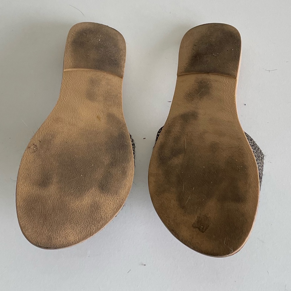 Beach by Matisse Calf Hair Cabana Slide Sandals - Picture 7 of 8